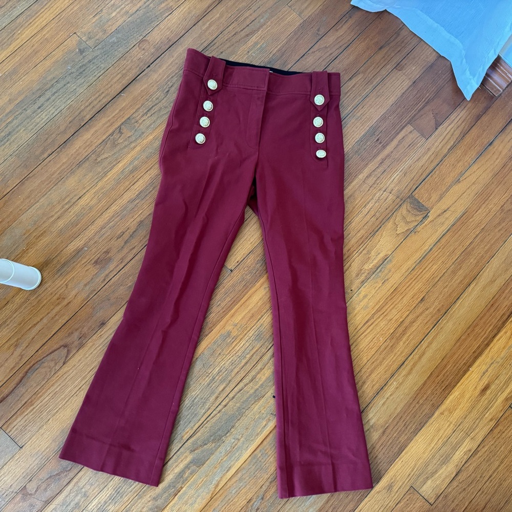 10 Crosby Derek Lam Maroon Trousers